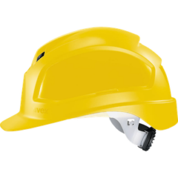 Casco seguridad industrial amarillo