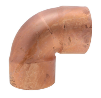 6" Copper 90° Elbow CXC